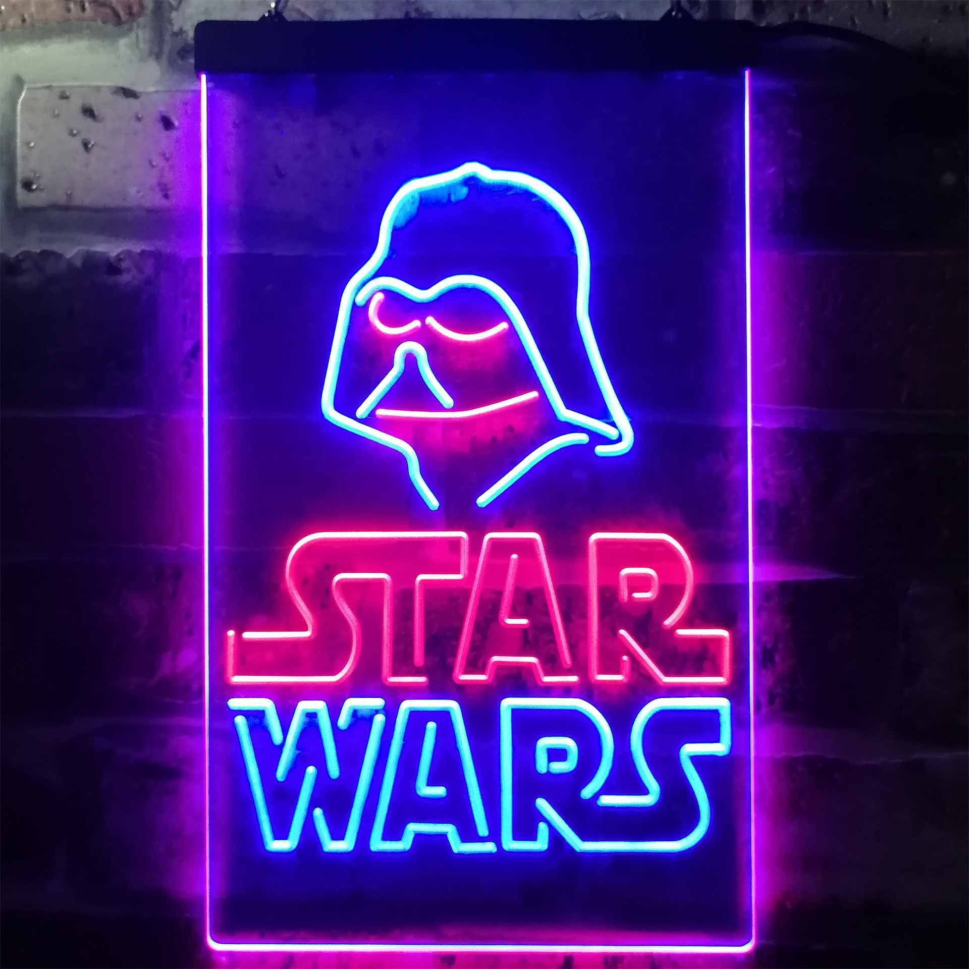 Star Wars Darth Vader Dual LED Neon Light Sign